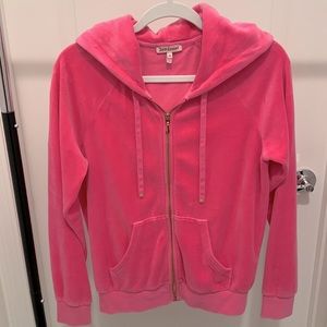 Signature Juicy Couture Velour Track Suit Jacket (Relaxed Fit)